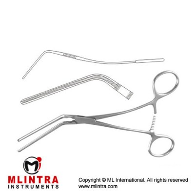 DeBakey Atrauma Multipurpose Vascular Clamp Stainless Steel, 21 cm - 8 1/4"
